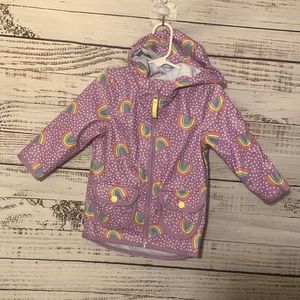 Purple rain jacket from cat&jack size 18 months